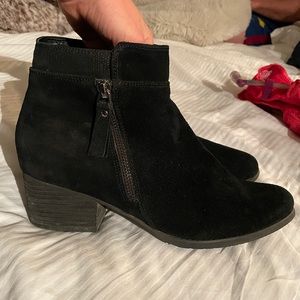 Blondos black booties, size 9